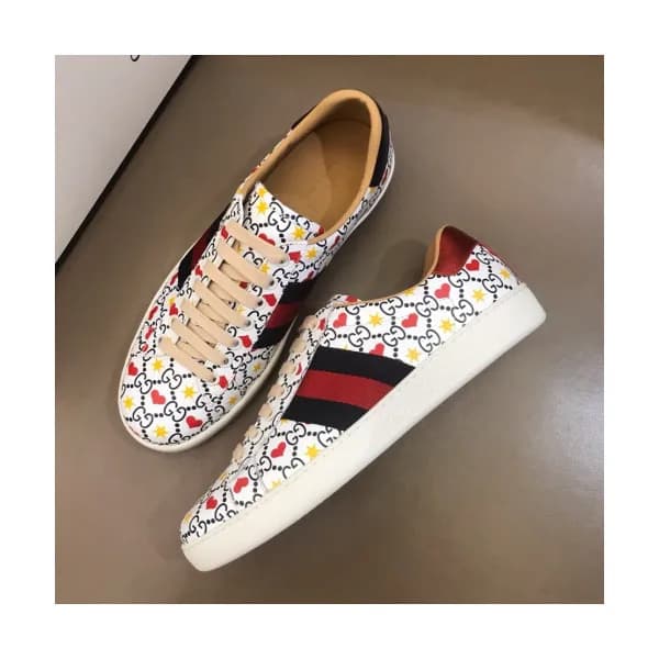 Gucci 2019 Mm/Wm Ace Leather Sneakers - 구찌 남자 에이스 … - 1