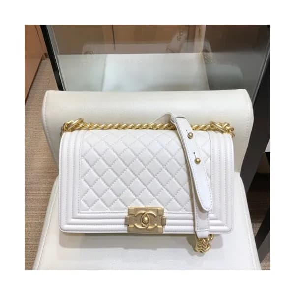 Chanel 2019 Leboy Leather Chain Shoulder Bag ,25CM… - 1