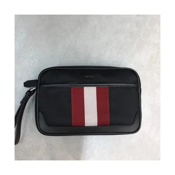 Bally 2019 Nylon & Leather Clutch Bag,25cm - 발리 20… - 1