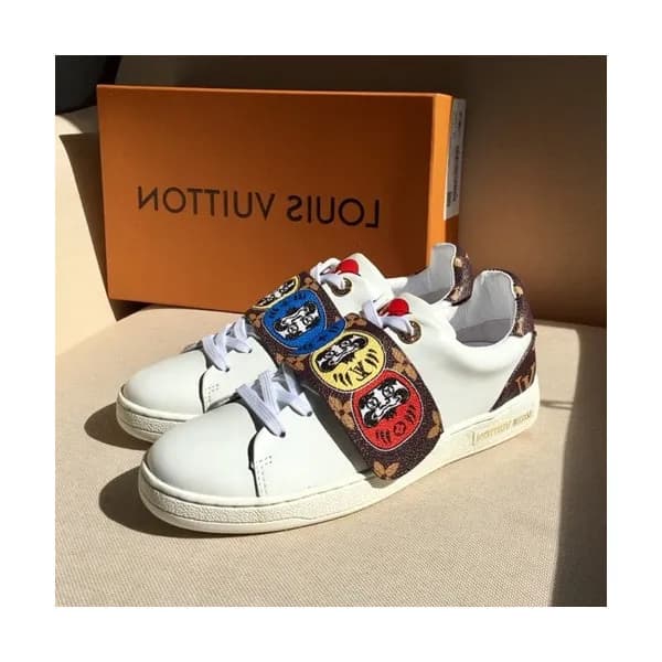 Louis Vuitton 2019 Ladies Leather Sneakers - 루이비통 … - 1
