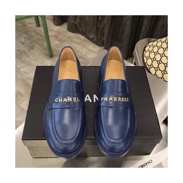 Chanel 2019 Ladies Leather Loafer - 샤넬 2019 여성용 레더… - 1