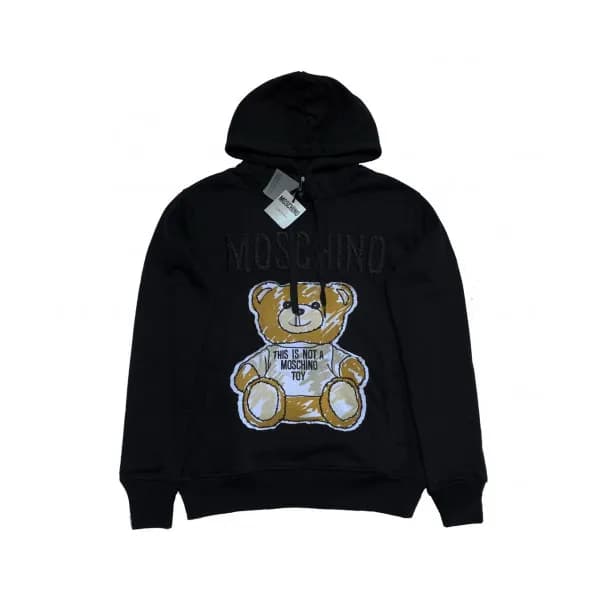 Moschino 2019 Mm/Wm Logo Teddy Cotton Hood Tee - 모… - 1