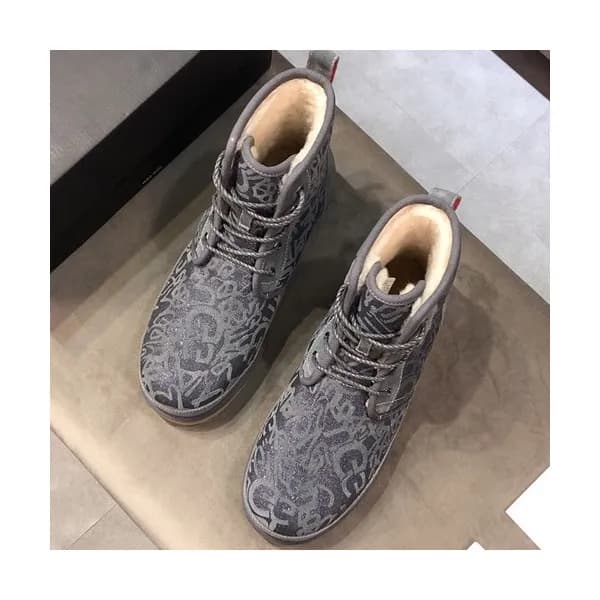 UGG 2019 Mens Leather & Wool Ankle Boots - UGG 201… - 1