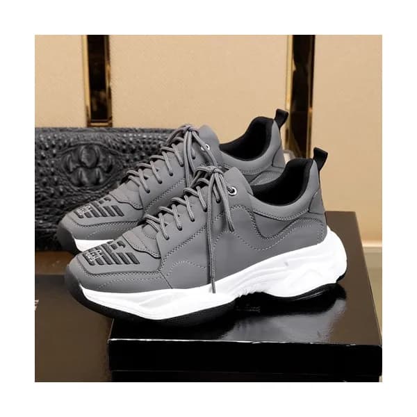 Armani 2019 Mens Leather Sneakers - 알마니 2019 남성용 … - 1