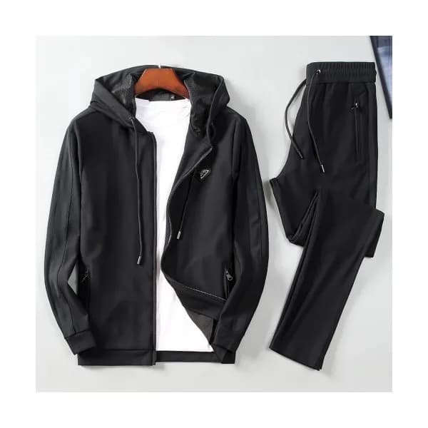 Prada 2019 Mens Casual Logo Silket Training Clothe… - 1