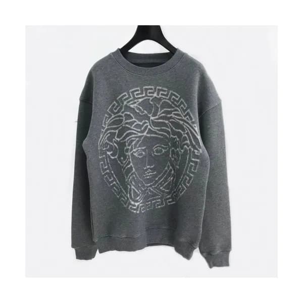 Versace 2020 Mens Medusa Crew-neck Cotton Tshirts … - 1