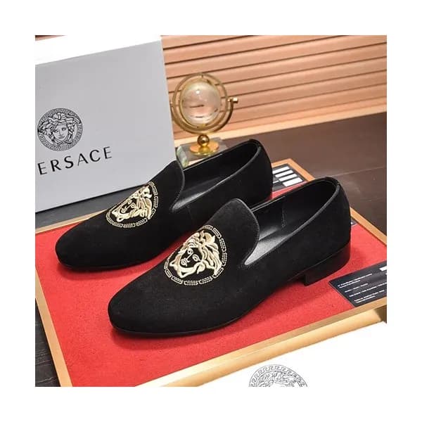 Versace 2020 Mens Leather Loafer - 베르사체 2020 남성용 레… - 1