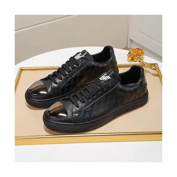 Armani 2020 Mens Leather Sneakers - 알마니 2020 남성용 … - 1