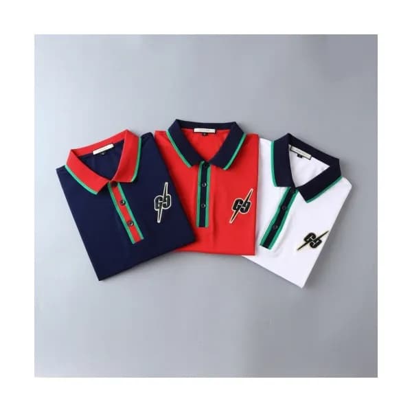 [매장판]Gucci 2020 Mens Logo Cotton Short Sleeved Pol… - 1