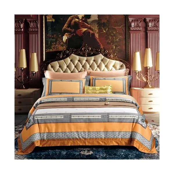 Hermes 2020 Supima Cotton Bedding 4 Set - 에르메스 202… - 1