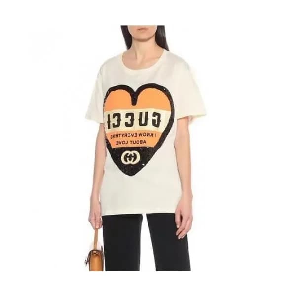 [매장판]Gucci 2020 Mm/Wm Logo Cotton Short Sleeved Ts… - 1