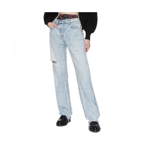 [매장판]Alexsander Wang 2020 Womens Logo Classic Deni… - 1