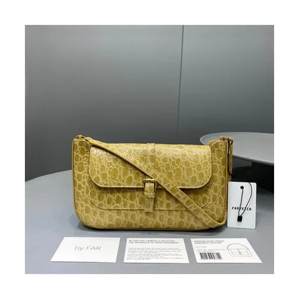 By Far 2020 Leather Tote Shoulder Bag,26cm - 바이 파 … - 1