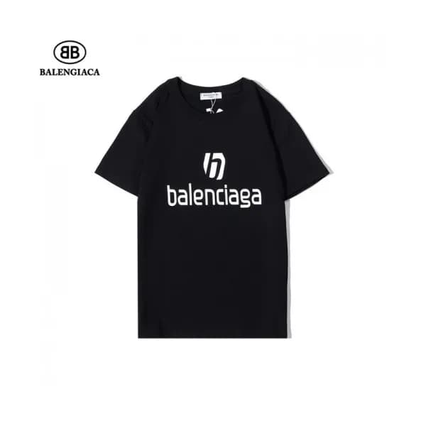 [발렌시아가]Balenciaga 2020 Mm/Wm Logo Cotton Short Sle… - 1