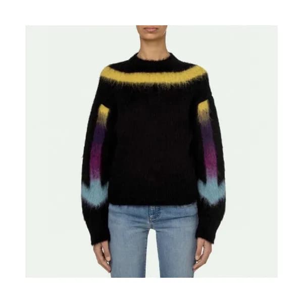Off-white Womens Brush Mohair Knit Sweater - 오프화이트… - 1