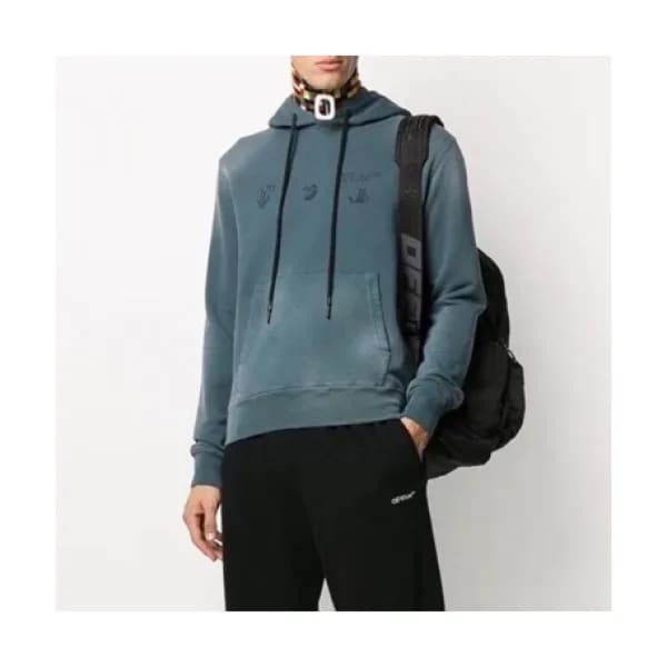 [오프화이트]Off-white 2020 Mens Logo Cotton Hoodie - 오프… - 1