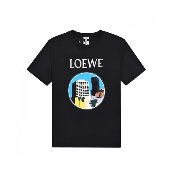[로에베]Loewe 2021 Mm/Wm Smile Short Sleeved Tshirts … - 1