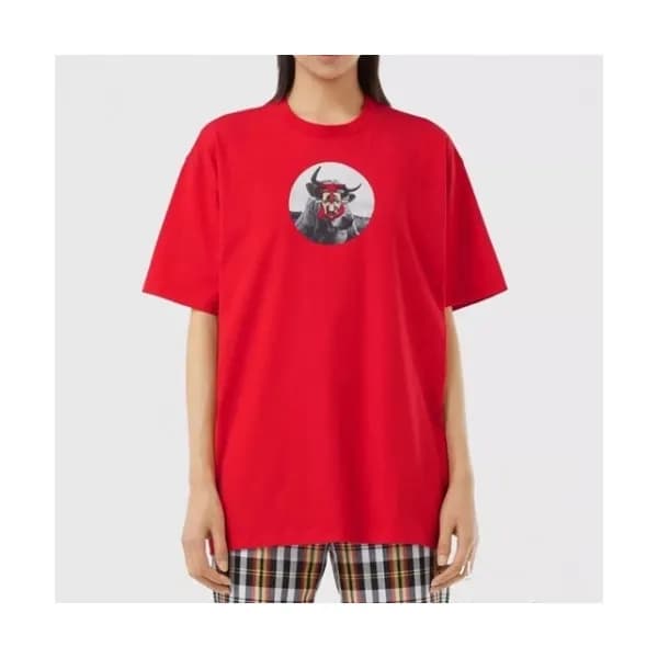 Burberry Mm/Wm Logo Cotton Short Sleeved Tshirts -… - 1