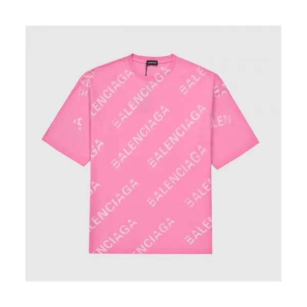 [발렌시아가]Balenciaga 2021 Mm/Wm Logo Cotton Short Sle… - 1