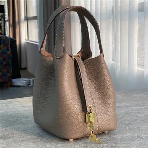[에르메스]Hermes 2021 Women's Leather Bucket Tote … - 1