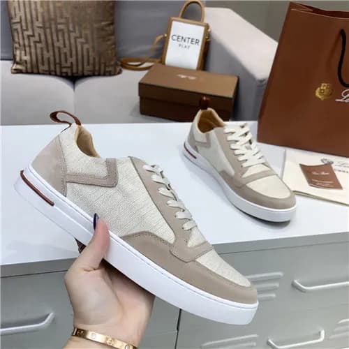 Loro Piana 2021 Men's Leather Sneakers,LOROS00… - 1