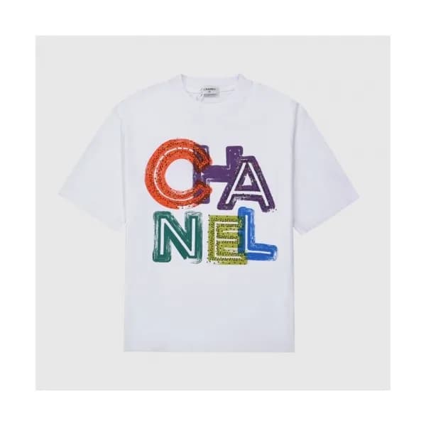 Chanel Mm/Wm 'CC' Logo Cotton Short Sleev… - 1