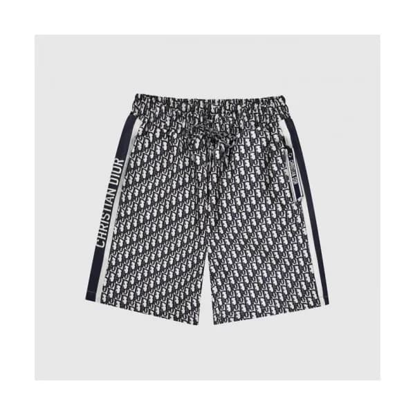 Dior Mens Logo Casual Training Half Pants Black -… - 1