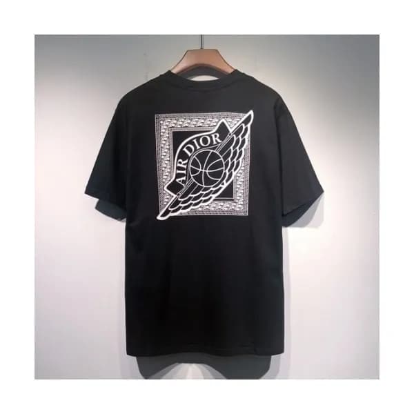 Dior Mm/Wm Casual Crew-neck Short Sleeved Tshirts… - 1