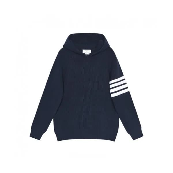 Thom Browne Mm/Wm Casual Cotton Hoodie Navy - 톰브라… - 1