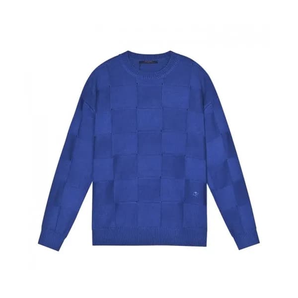 Louis vuitton Mens Casual Wool Sweaters Blue - 루이… - 1