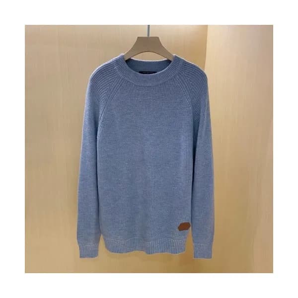 Louis vuitton Mens Casual Wool Sweaters Gray - 루이… - 1