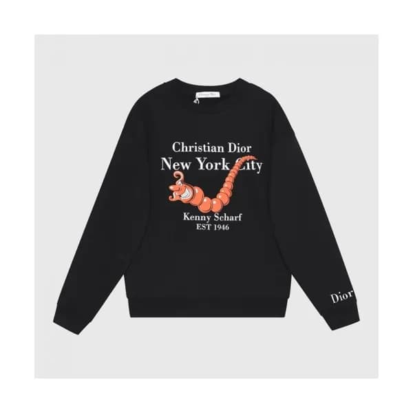 Dior Mens Retro Logo Tshirts Black - 디올 2021 남성 레… - 1