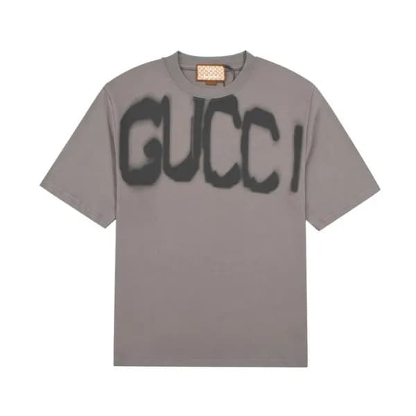 구찌 남성 크루넥 그레이 반팔티 - Mens Gray Tshirts - guc04742x - 1
