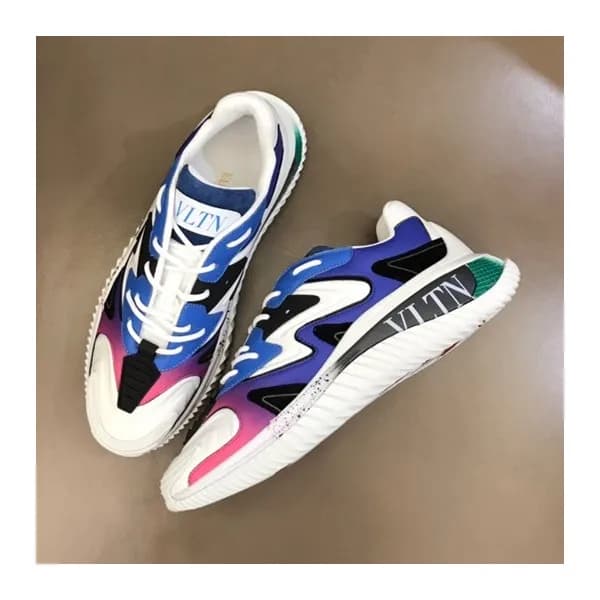 발렌티노 남성 트렌디 블루 스니커즈 - Mens Blue Sneakers - val0253… - 1