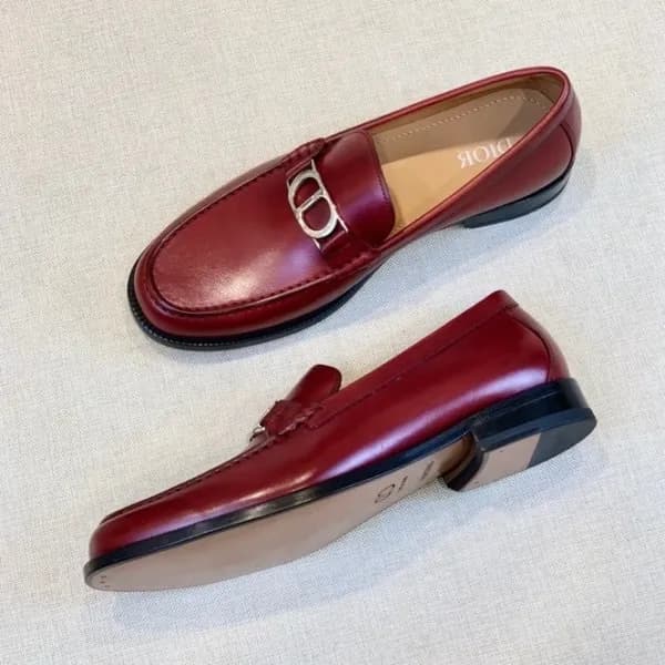 디올 남성 모던 레드 로퍼 - Mens Red Loafer - dio01776x - 1