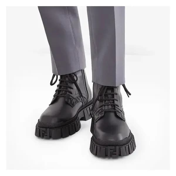 펜디 남성 Force 블랙 옥스포드 - Mens Black Oxford - fen01211… - 1