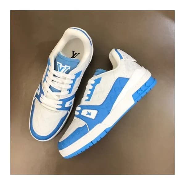 루이비통 남성 Trainer 블루 스니커즈 - Mens Blue Sneakers - lou… - 1