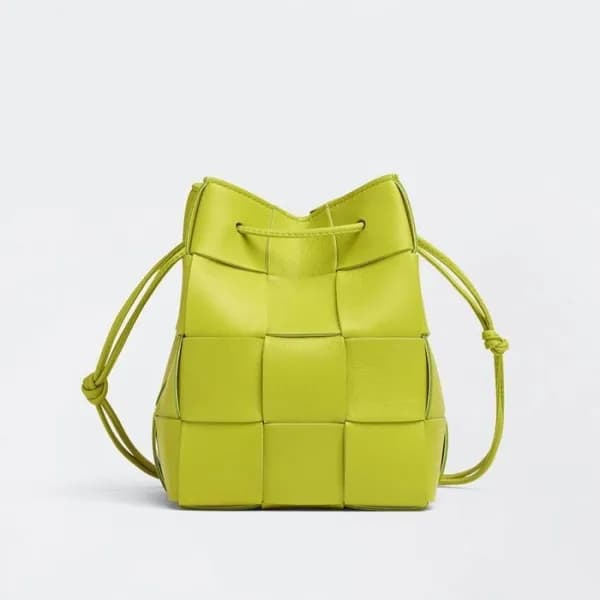 보테가 여성 그린 버킷백 - Womens Green Bucket Bag - bv0322x - 1