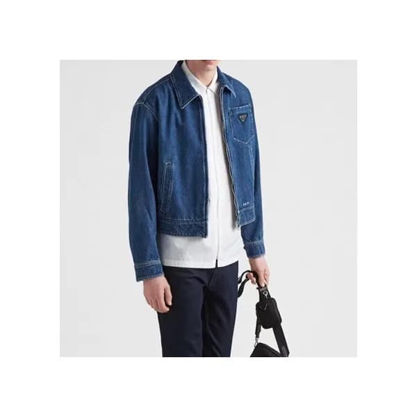 프라다 남성 캐쥬얼 블루 자켓 - Prada Mens Blue Jackets - pra02… - 1
