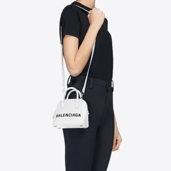 발렌시아가 여성 화이트 숄더백 - Balenciaga Womens White Shoulde… - 1
