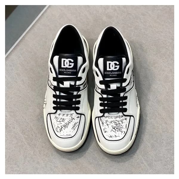 돌체앤가바나 남성 블랙 스니커즈 - Dolc& Gabbana Mens Black Sneak… - 1