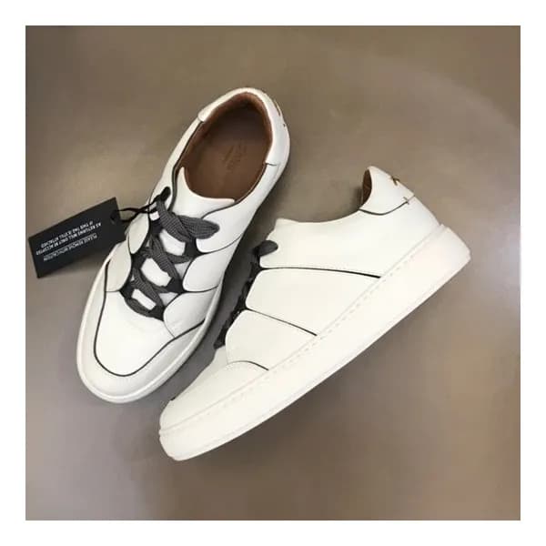 에르메네질도 제냐 남성 화이트 스니커즈 - Ermenegildo Zegna Mens Whi… - 1