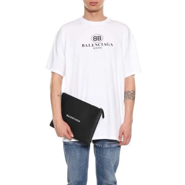 발렌시아가 남/녀 블랙 클러치 - Balenciaga Unisex Black Clutch … - 1