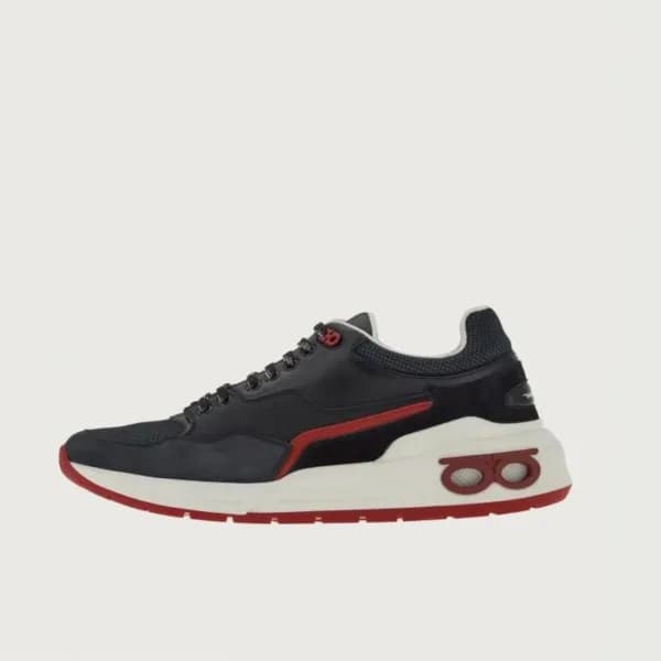 페라가모 남성 블랙 스니커즈 - Ferragamo Mens Black Sneakers - … - 1
