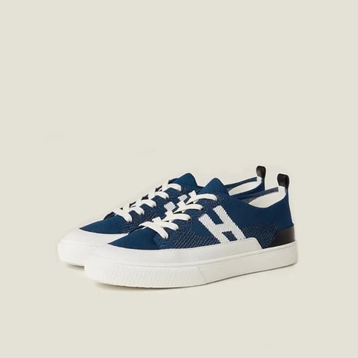 에르메스 남/녀 블루 스니커즈 - Hermes Unisex Blue Sneakers - h… - 1