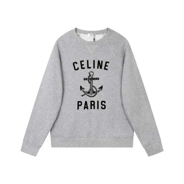 셀린느 남성 모던 그레이 맨투맨 - Celine Mens Gray Tshirts - Ce1… - 1
