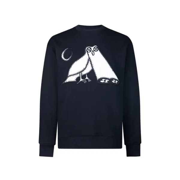 루이비통 남성 블랙 맨투맨 - Louis vuitton Mens Black Tshirts … - 1
