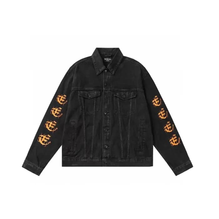 발렌시아가 남/녀 블랙 자켓 - Balenciaga Unisex Black Jackets … - 1