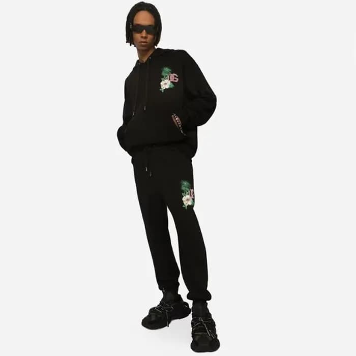 돌체앤가바나 남성 블랙 트레이닝복 - Dolce&Gabbana Mens Black Tra… - 1