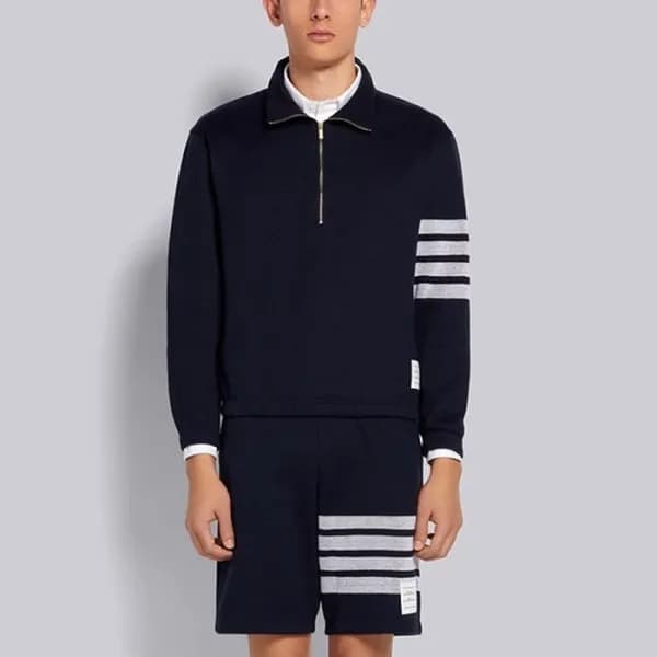 톰브라운 남성 네이비 폴로 맨투맨 - Thom Browne Mens Navy Tshirts… - 1